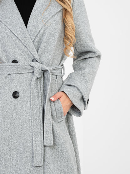 Długi płaszcz damski