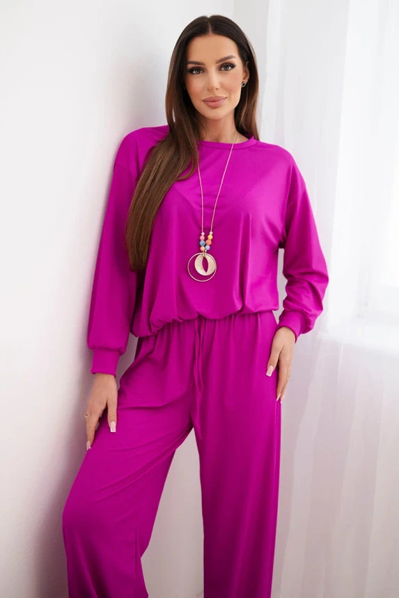 Komplet damski wiskozowy