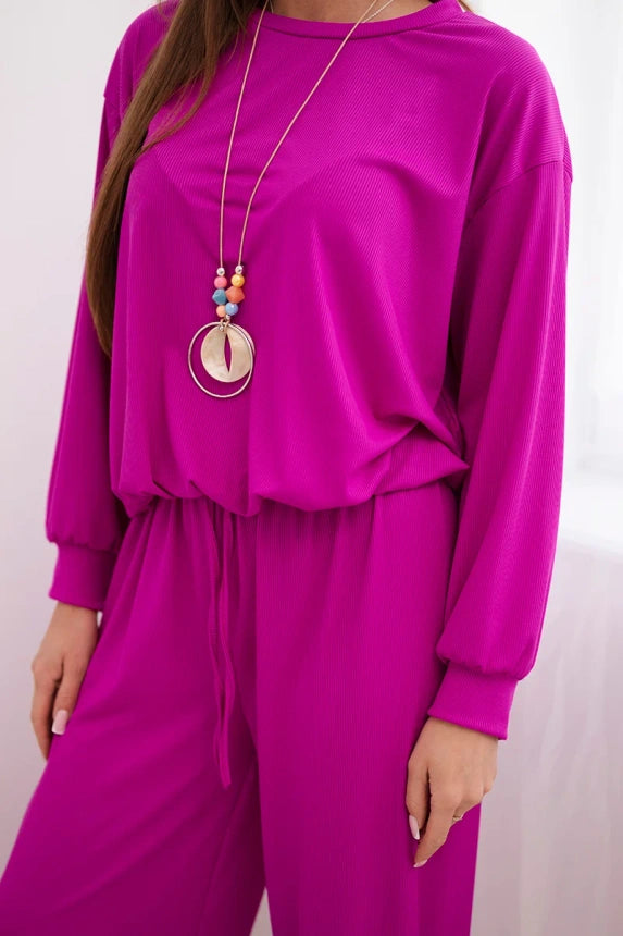 Komplet damski wiskozowy